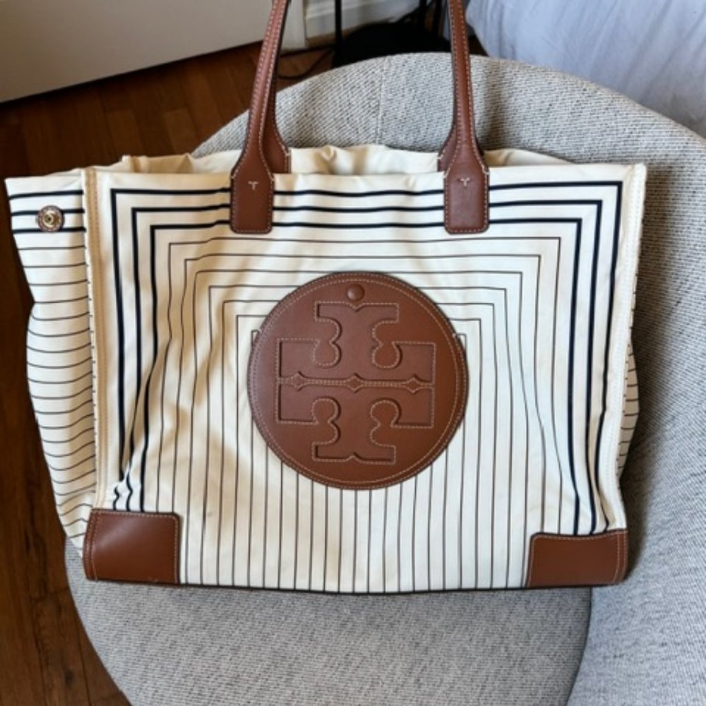 Ella Printed Logo Tote Bag